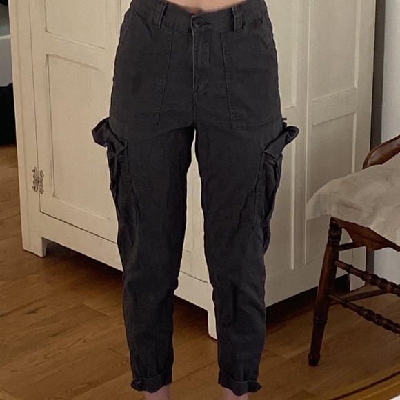 Dark grey cargo pants - Picture 3 of 3